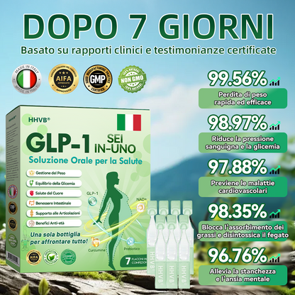 𝐇𝐻𝑽𝐁® 💚 𝐆𝐋𝑃-1 𝐒𝐞𝑖-in-𝑼𝒏𝑜 𝐒𝐨𝐥𝐮𝐳𝐢𝑜𝑛𝑒 𝑂𝗿𝗮𝗹𝗲 per la 𝐒𝐚lute (𝑺𝒐𝒍𝒐 𝒖𝒏𝒂 𝒗𝒐𝒍𝒕𝒂 𝒂𝒍 𝒈𝒊𝒐𝒓𝒏𝒐, 𝒄𝒂𝒎𝒃𝒊𝒂𝒎𝒆𝒏𝒕𝒊 𝒗𝒊𝒔𝒊𝒃𝒊𝒍𝒊 𝒊𝒏 7 𝒈𝒊𝒐𝒓𝒏𝒊) 👩‍⚕️ 𝑷𝒆𝒓 𝒐𝒃𝒆𝒔𝒊𝒕à, 𝒔𝒂𝒍𝒖𝒕𝒆 𝒄𝒂𝒓𝒅𝒊𝒐𝒗𝒂𝒔𝒄𝒐𝒍𝒂𝒓𝒆, 𝒅𝒊𝒂𝒃𝒆𝒕𝒆, 𝒂𝒑𝒏𝒆𝒂 𝒏𝒐𝒕𝒕𝒖𝒓𝒏𝒂, 𝒔𝒂𝒍𝒖𝒕𝒆 𝒊𝒏𝒕𝒆𝒔𝒕𝒊𝒏𝒂𝒍𝒆, 𝒑𝒓𝒐𝒃𝒍𝒆𝒎𝒊 𝒂𝒓𝒕𝒊𝒄𝒐𝒍𝒂𝒓𝒊 𝒆 𝒂𝒍𝒕𝒓𝒐 𝒂𝒏𝒄𝒐𝒓𝒂
