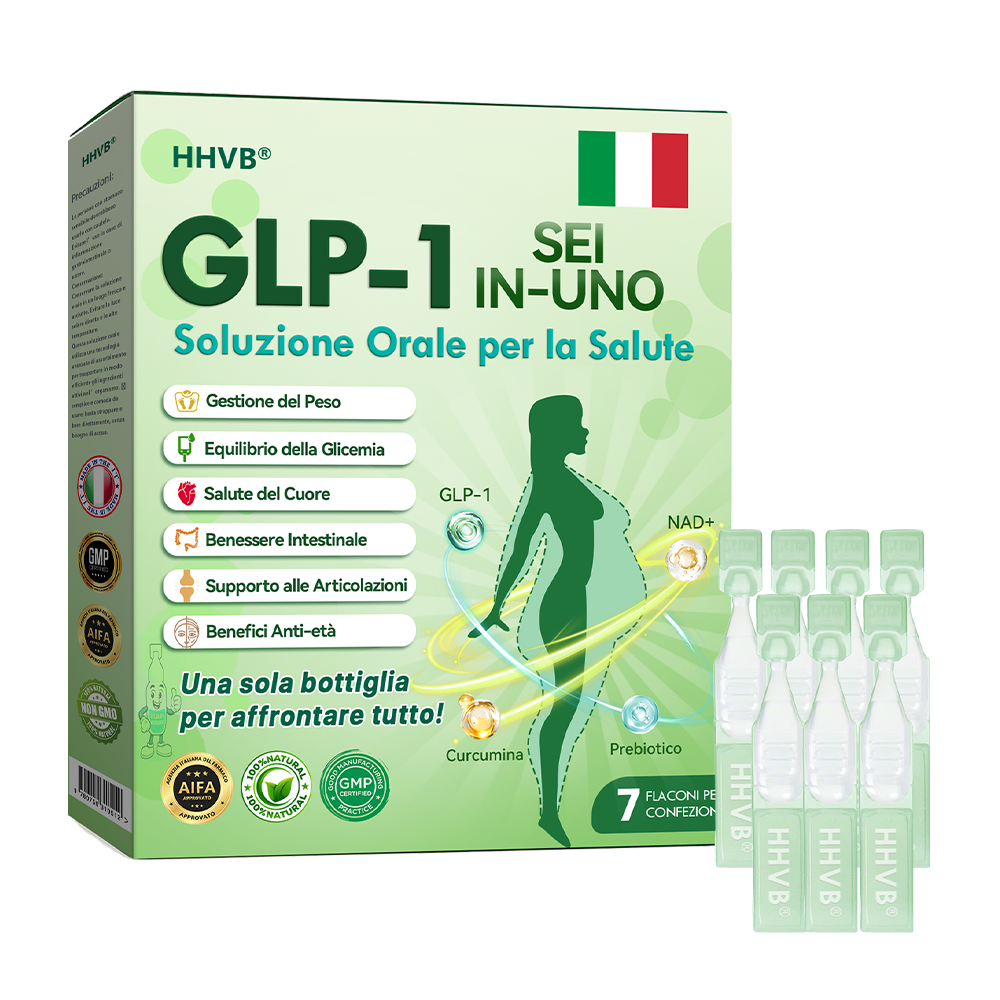 𝗛𝗛𝗩𝗕® 𝗚𝗟𝗣-𝟭 𝗦𝗲𝗶-𝗶𝗻-𝗨𝗻𝗼 𝗦𝗼𝗹𝘂𝘇𝗶𝗼𝗻𝗲 𝗢𝗿𝗮𝗹𝗲 𝗽𝗲𝗿 𝗹𝗮 𝗦𝗮𝗹𝘂𝘁𝗲