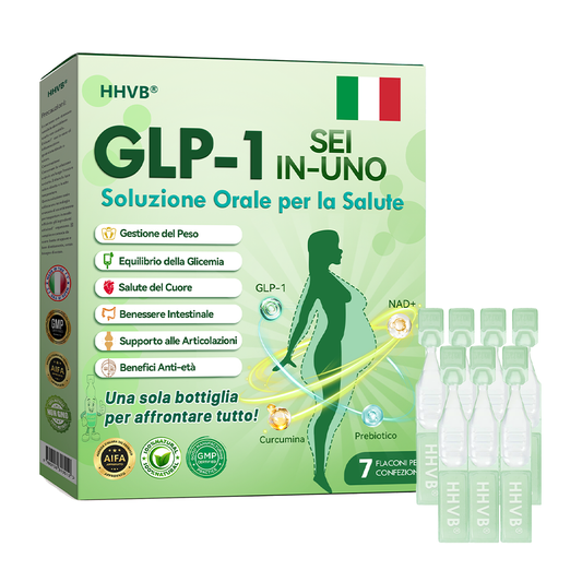 𝗛𝗛𝗩𝗕® 𝗚𝗟𝗣-𝟭 𝗦𝗲𝗶-𝗶𝗻-𝗨𝗻𝗼 𝗦𝗼𝗹𝘂𝘇𝗶𝗼𝗻𝗲 𝗢𝗿𝗮𝗹𝗲 𝗽𝗲𝗿 𝗹𝗮 𝗦𝗮𝗹𝘂𝘁𝗲