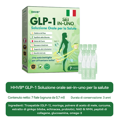 𝐇𝐻𝑽𝐁® 💚 𝐆𝐋𝑃-1 𝐒𝐞𝑖-in-𝑼𝒏𝑜 𝐒𝐨𝐥𝐮𝐳𝐢𝑜𝑛𝑒 𝑂𝗿𝗮𝗹𝗲 per la 𝐒𝐚lute (𝑺𝒐𝒍𝒐 𝒖𝒏𝒂 𝒗𝒐𝒍𝒕𝒂 𝒂𝒍 𝒈𝒊𝒐𝒓𝒏𝒐, 𝒄𝒂𝒎𝒃𝒊𝒂𝒎𝒆𝒏𝒕𝒊 𝒗𝒊𝒔𝒊𝒃𝒊𝒍𝒊 𝒊𝒏 7 𝒈𝒊𝒐𝒓𝒏𝒊) 👩‍⚕️ 𝑷𝒆𝒓 𝒐𝒃𝒆𝒔𝒊𝒕à, 𝒔𝒂𝒍𝒖𝒕𝒆 𝒄𝒂𝒓𝒅𝒊𝒐𝒗𝒂𝒔𝒄𝒐𝒍𝒂𝒓𝒆, 𝒅𝒊𝒂𝒃𝒆𝒕𝒆, 𝒂𝒑𝒏𝒆𝒂 𝒏𝒐𝒕𝒕𝒖𝒓𝒏𝒂, 𝒔𝒂𝒍𝒖𝒕𝒆 𝒊𝒏𝒕𝒆𝒔𝒕𝒊𝒏𝒂𝒍𝒆, 𝒑𝒓𝒐𝒃𝒍𝒆𝒎𝒊 𝒂𝒓𝒕𝒊𝒄𝒐𝒍𝒂𝒓𝒊 𝒆 𝒂𝒍𝒕𝒓𝒐 𝒂𝒏𝒄𝒐𝒓𝒂
